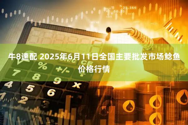 牛8速配 2025年6月11日全国主要批发市场鲶鱼价格行情