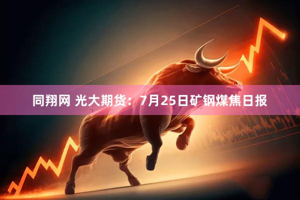 同翔网 光大期货：7月25日矿钢煤焦日报
